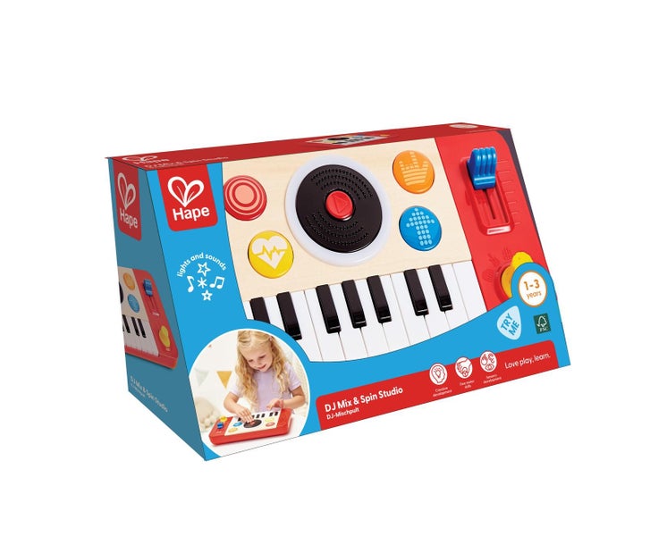 Hape DJ Mix & Spin Studio Carousel 1