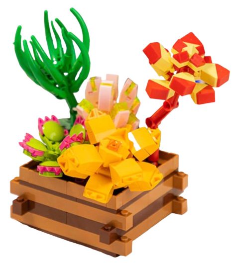 Succulent Garden: Summer Dew - Buildable Set (364pcs) Carousel 1