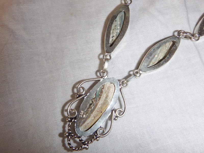 NEW - Natural Paua / Abalone Necklace - #ABN1 Carousel 9