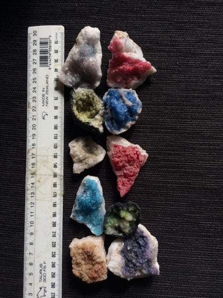 Colourful Quartz Crystal Geodes A Carousel 2