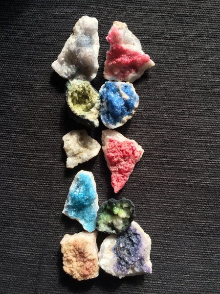 Colourful Quartz Crystal Geodes A Carousel 1