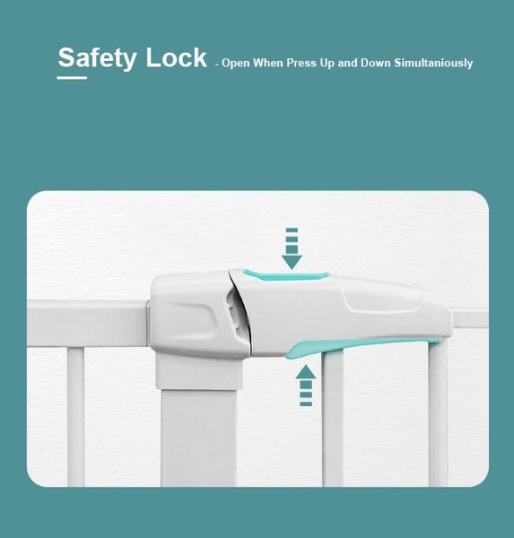 Child Safety Gate 82-89cm Adjustable Carousel 3