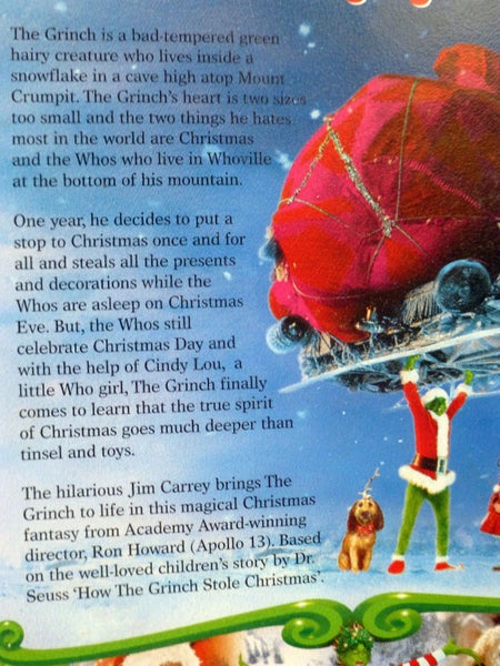 THE GRINCH: Featuring Jim Carrey, in VHS Carousel 2