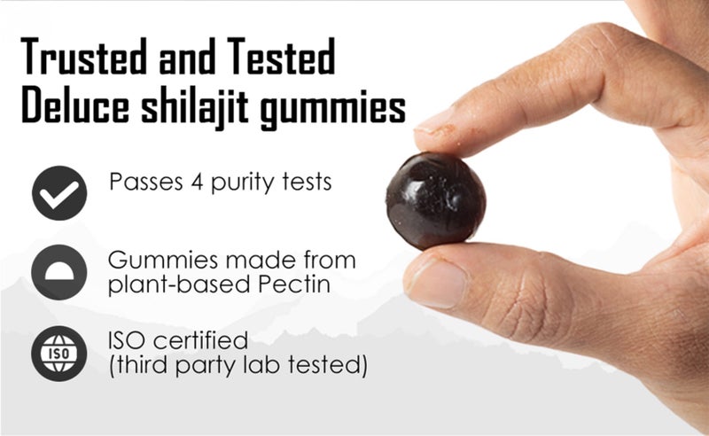 Premium Himalayan Shilajit Gummies - Classic | 60 Gummies Carousel 2