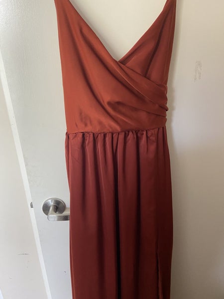 Copper/Rusty coloured Revolve Around Me ball dress size 10 Carousel 1