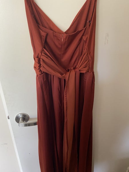 Copper/Rusty coloured Revolve Around Me ball dress size 10 Carousel 2