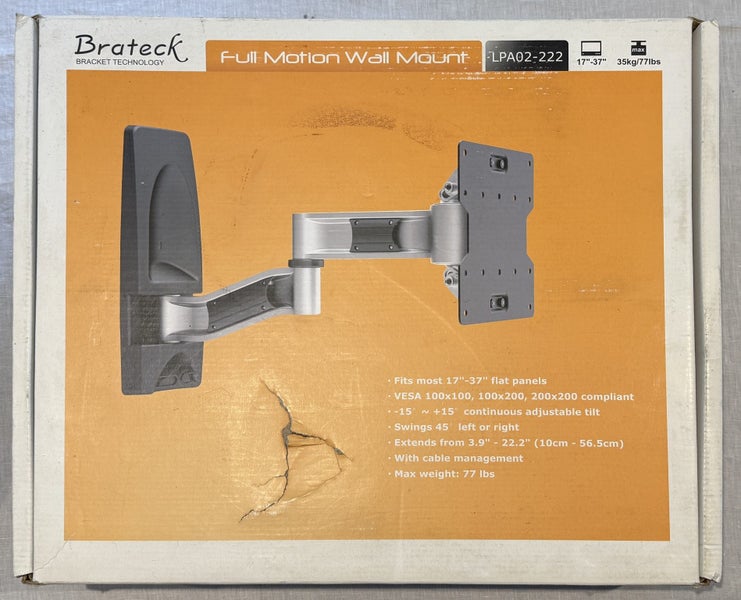 BRATECK FULL MOTION TV MOUNT Carousel 2