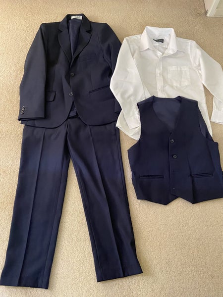 Boys Navy Blue Dress Suit - Mini World Near New Carousel 1