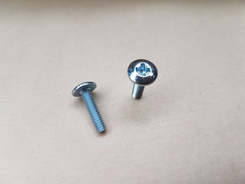 meccano size Machine screw, 5/8in long 5/32w 32 thread, pozi Carousel 1