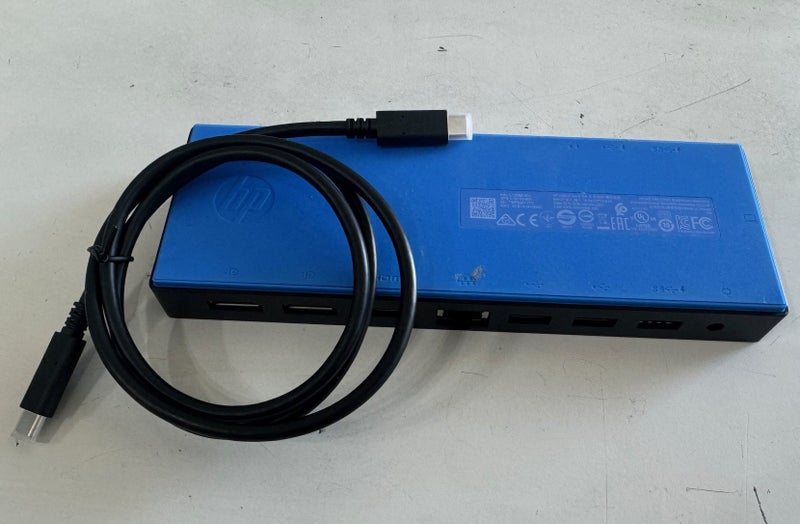HP USB-C G4 Docking Station with USB-C Cable Tested, no power adapter included!! Carousel 2