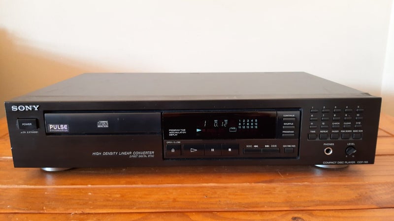 Serviced Sony CDP-195 CD Player, High performance, Dual D/A Convertor System Carousel 1