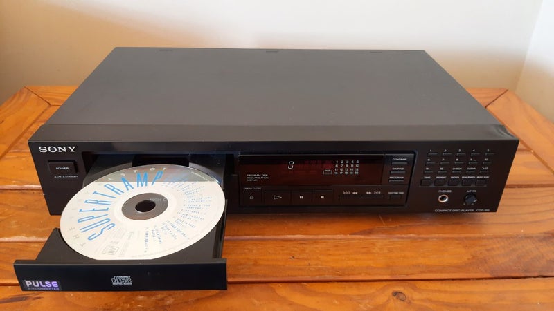 Serviced Sony CDP-195 CD Player, High performance, Dual D/A Convertor System Carousel 2