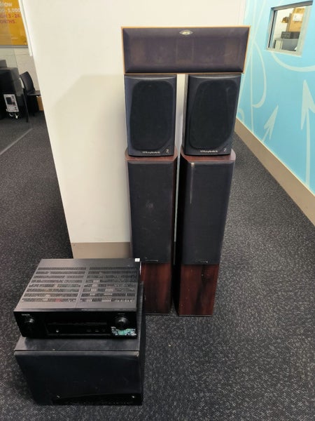 DENON 5.1 CHANNELS 390W HOME THEATER SYSTEM W/ ASSORTED SPEAKERS #B21123369-1 Carousel 2