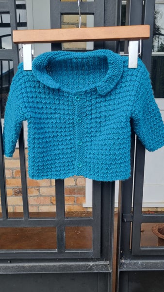 Handknitted jacket to fit 9 to 12 months Carousel 1