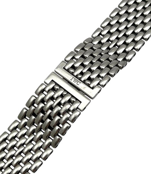 IWC PORTOFINO Genuine Stainless Steel Mens Wristwatch Bracelet 20mm Lugs Carousel 2