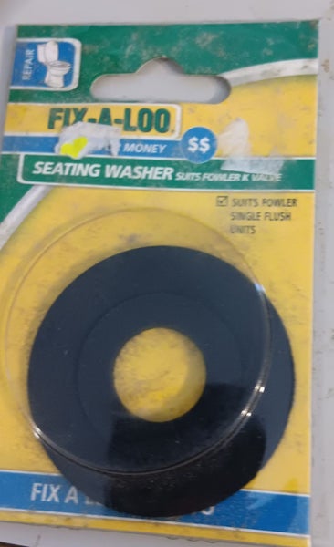 Seating Washer suits fowler K valve / fowler single flush units was $5.99 Carousel 1