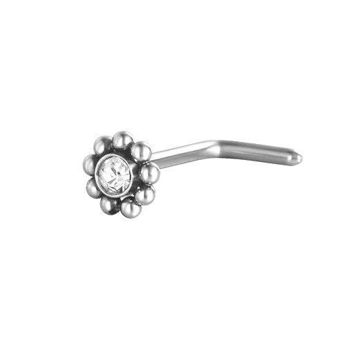 Gem Nose Cluster Flower Ball Sun Stud L Shape Bent Bar Bone Ring Screw Piercing Carousel 1