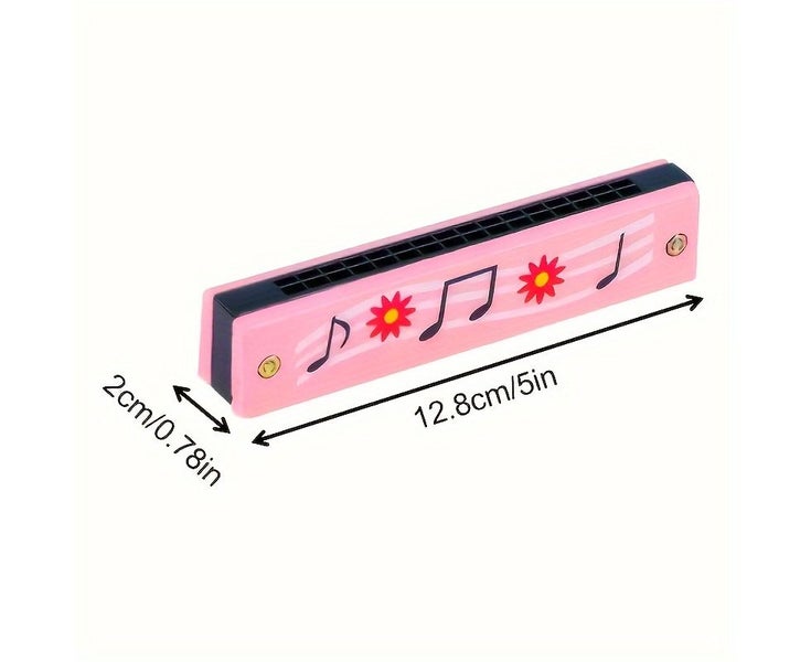 Musical Instrument Toy 16-Hole Harmonica Parent-Child Early Education Toy Carousel 2