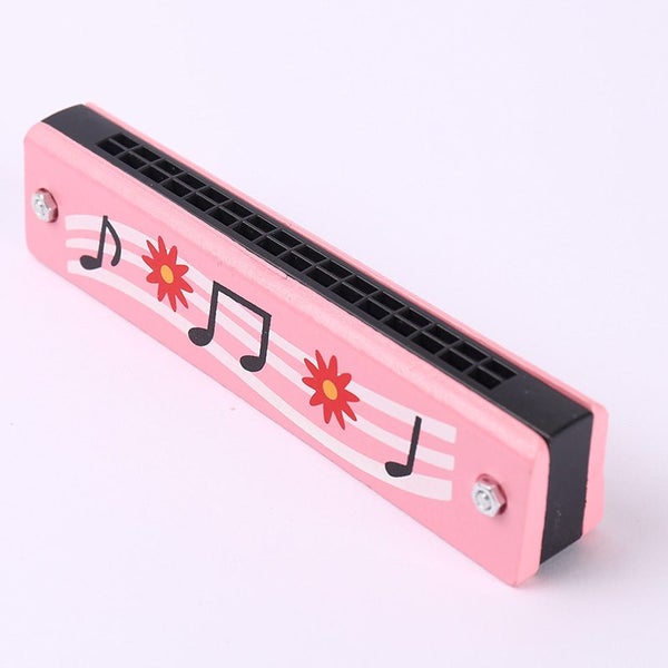 Musical Instrument Toy 16-Hole Harmonica Parent-Child Early Education Toy Carousel 1