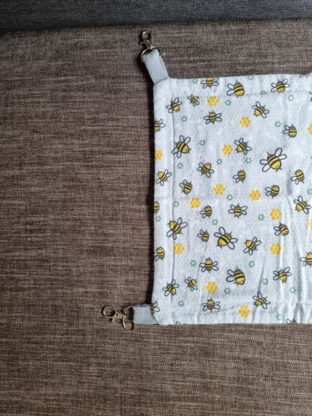 Sale: 2 flat Hammocks bees and grey fleece Carousel 2