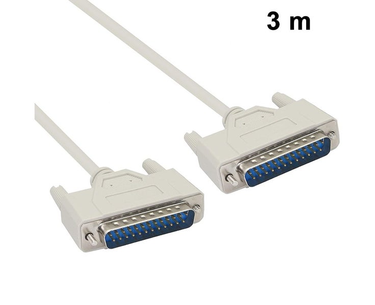 3m Parallel DB25 25-pin Male to Male Cable for Connecting Computer Carousel 1