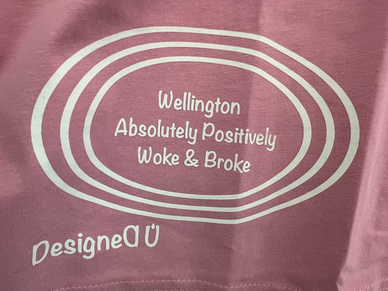 Bubblegum Tee Shirt - Wellington Absolutely Woke & Broke Carousel 1