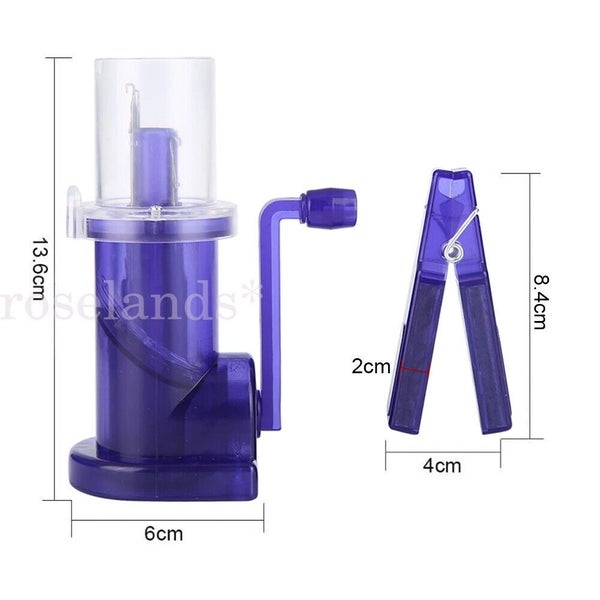 DIY Hand-operated Embellish-Knit Knitting Machine Spool Knitter Weave Tool Carousel 2