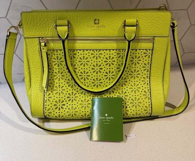 Kate Spade Perri Lane Romy Lime Green BRAND NEW Handbag629306907923221125