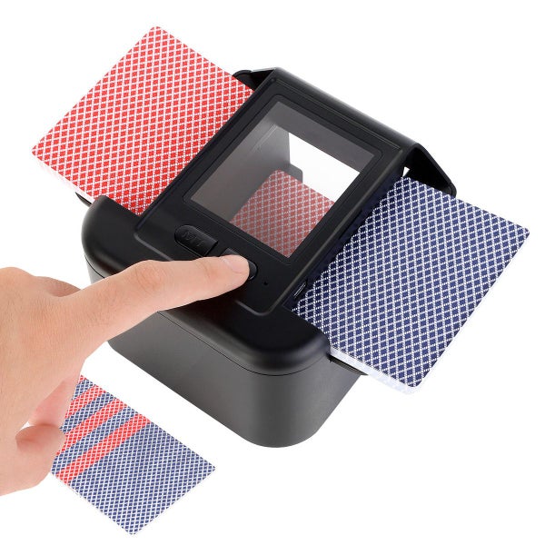 Automatic Card Shuffler for 1-2 Decks Black Carousel 2