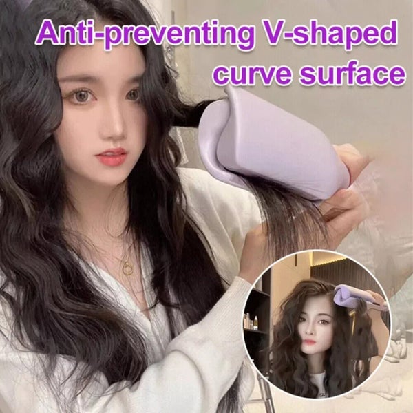 French Egg Roll Wave Curling Iron 32mm Adjustable Temperature Hair Waver Curler Carousel 2