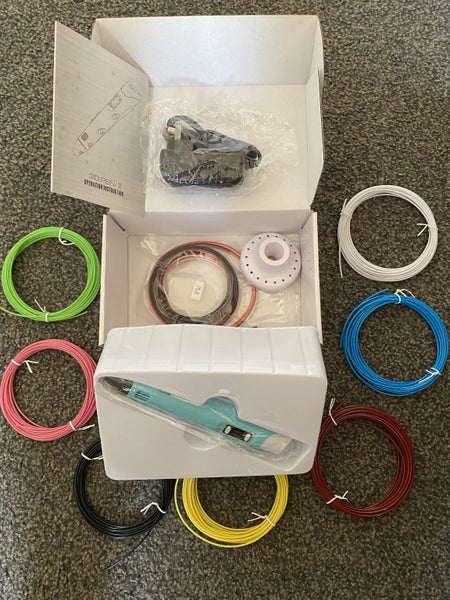 New 3D Printing Pen Kit including 7 extra colour Filaments! Carousel 2
