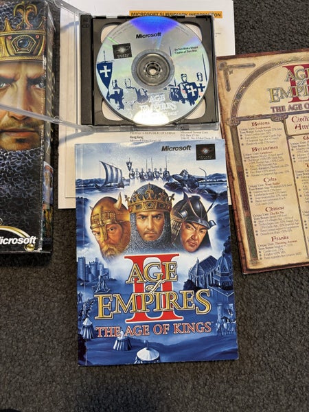 Age of Empires II and The Conquerers Expansion Gold Edition Big Box PC Game Carousel 2
