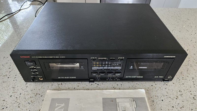 Luxman double cassette Tape Deck very nice Carousel 2
