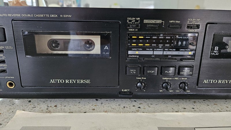 Luxman double cassette Tape Deck very nice Carousel 1
