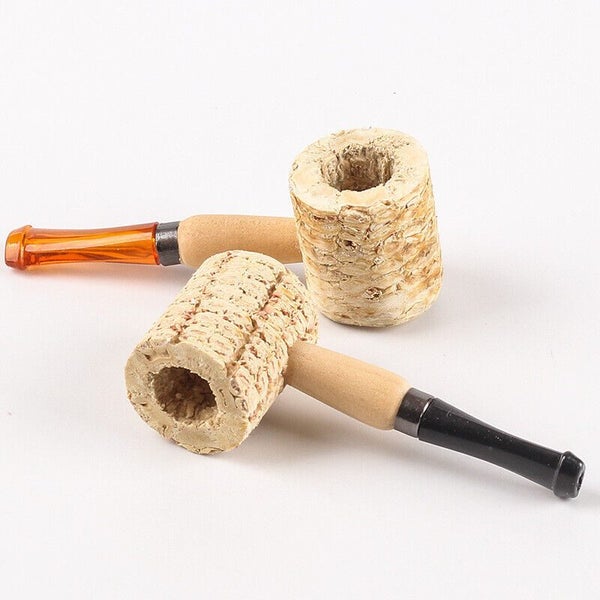 Corn Smoking Pipe Corncob Pipe Tobacco Cigarettes Cigar Pipes Portable Gift Carousel 1