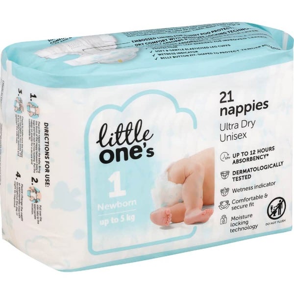 Little One's Convenience Newborn Nappies Boys & Girls Up To 5kg Carousel 1
