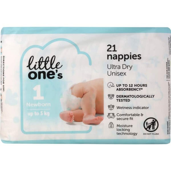 Little One's Convenience Newborn Nappies Boys & Girls Up To 5kg Carousel 2