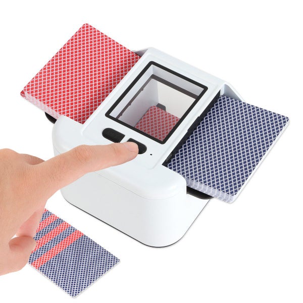Automatic Card Shuffler for 1-2 Decks White Carousel 2
