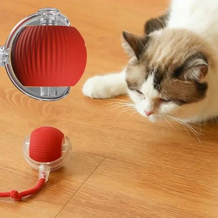 Interactive Cat Dog Ball 360 Degree Automatic Rotating Ball with USB Charging Carousel 2