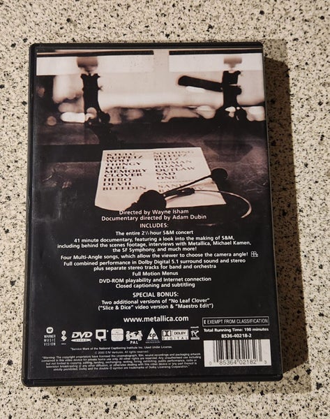 Metallica / S and M (2DVD) Carousel 4