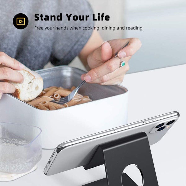 Desktop Phone Holder Aluminum Stand For iPhone, Samsung, Tablet (Gold)63617775901954114