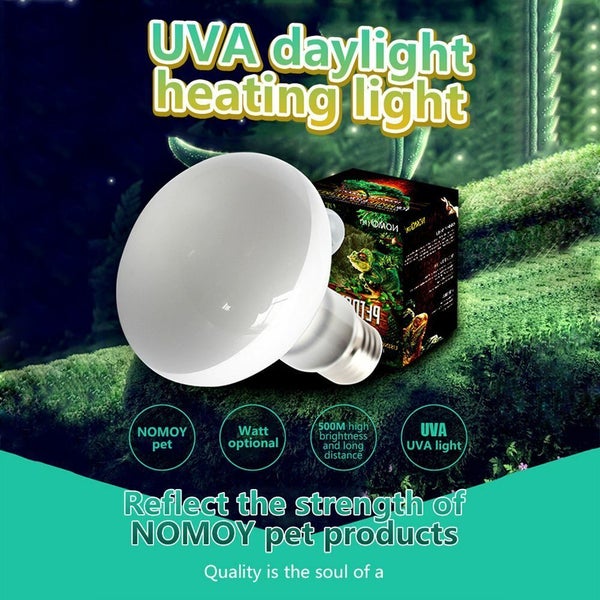 1 Pairs E27 Turtle Reptile Lizard Basking Light Heat Lamp Heater UVB/UVA Bulb Carousel 2