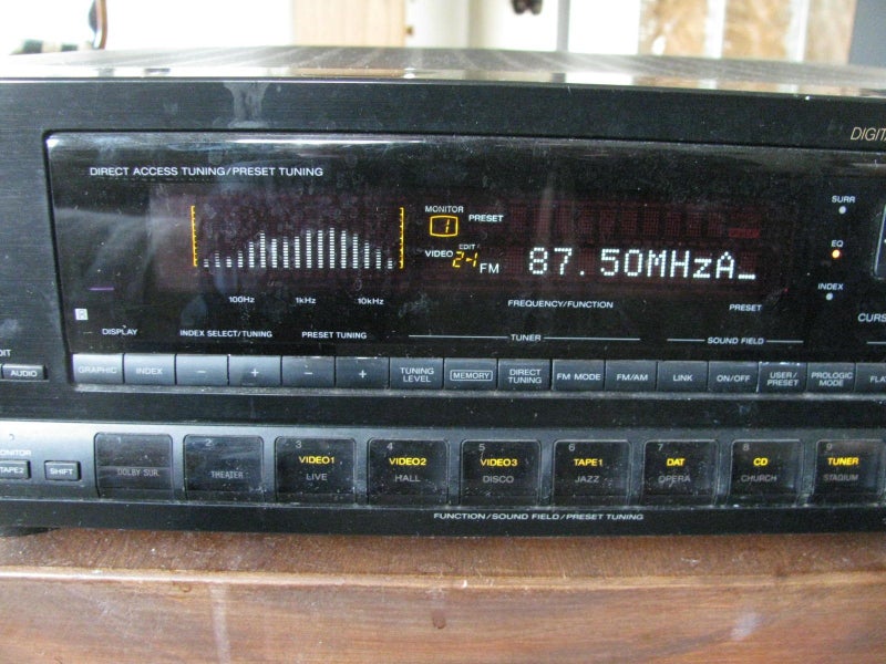 Sony AV Receiver Amp, minor fault Carousel 1