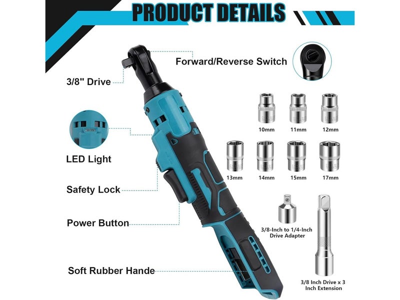 New Electric Ratchet Wrench Set on Afterpay Carousel 2