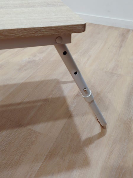 Folding Laptop Table / Laptop Stand Laptop Desk | Walnut colour | As New ! Carousel 8