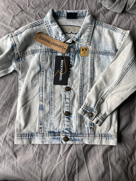 Rock your kid denim jacket 6-8 years Carousel 1