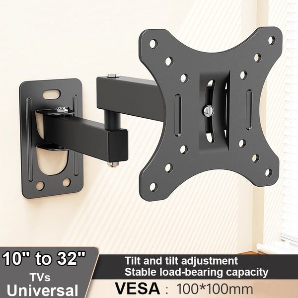 Full Motion TV Monitor Wall Mount Bracket Articulating Arms Swivel Carousel 2