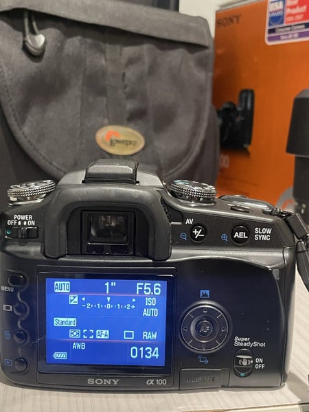 Camera - Sony a100 w/ 18-70 and 75-300 Zoom lens Carousel 2