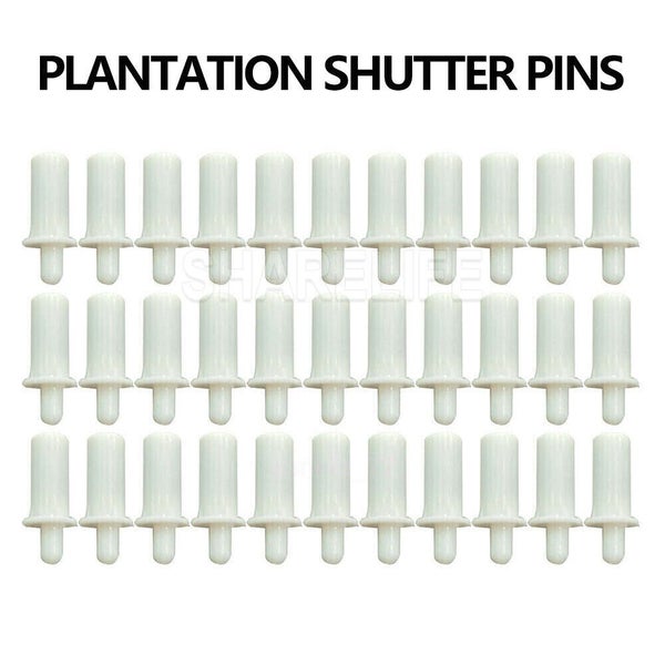 50 For Plantation Shutter Louver Repair Pin Spring Loaded Replacement Pins Carousel 2