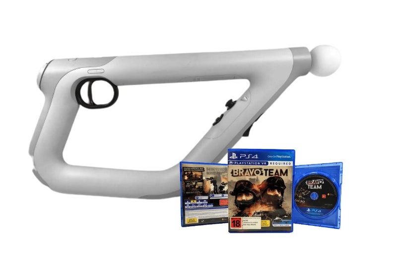 Bravo Team Shooter Bundle *COMPLETE w/ Official PS4 AIM CONTROLLER* Carousel 1